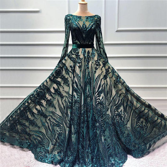 Sequined Sparkle Prom - THEGIRLSOUTFITS