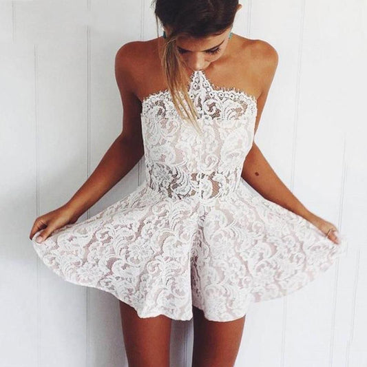 Halter Neck Lace - THEGIRLSOUTFITS