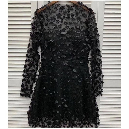 Floral Lace Dress - THEGIRLSOUTFITS