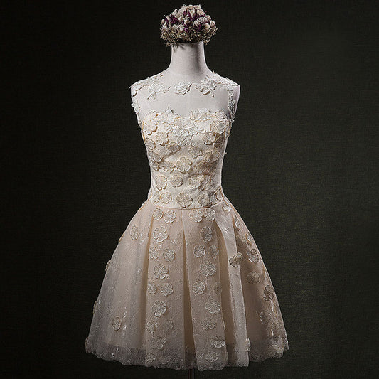 A-line Lace Applqiue - THEGIRLSOUTFITS