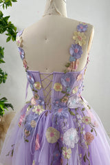 Embroidery Floral Corset Ivory Mini Dress with Removable Straps