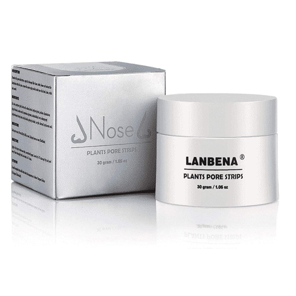 Original LANBENA Blackhead Remover Cream Facial Nose Mask Plant Pore Strips Acne Peel Off