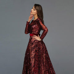 Sequined Sparkle Prom - THEGIRLSOUTFITS