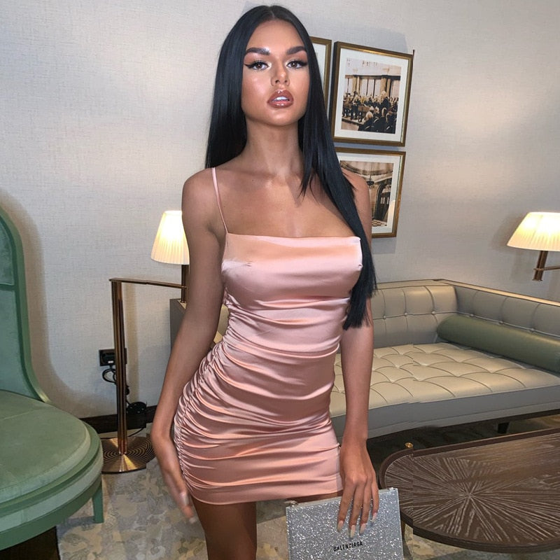 Spaghetti Strap Dress - THEGIRLSOUTFITS