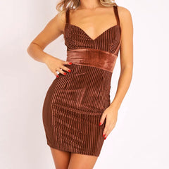 Corduroy Fashion V-Neck - THEGIRLSOUTFITS