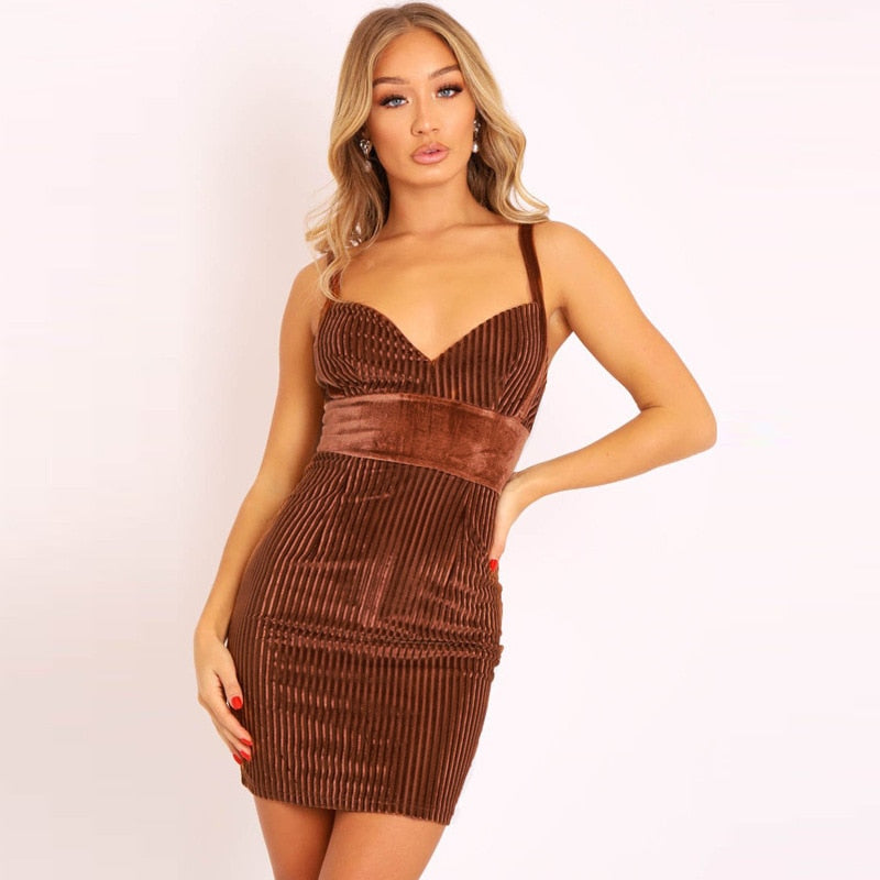 Corduroy Fashion V-Neck - THEGIRLSOUTFITS