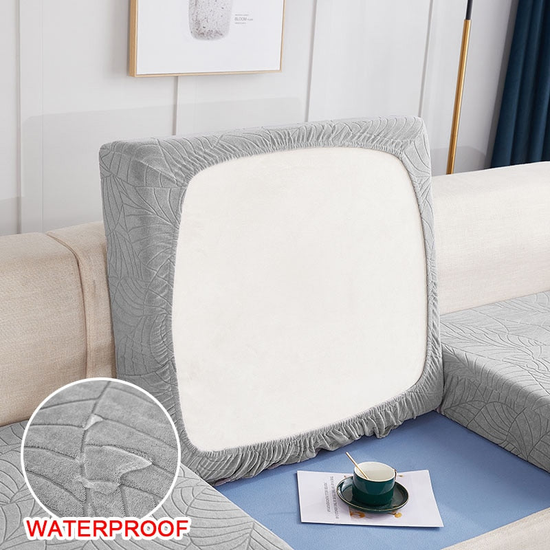Jacquard Water Resistant Seat Cushion Cover