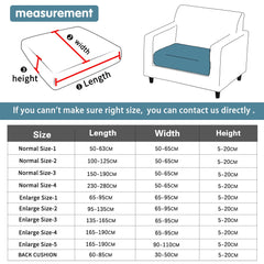 Jacquard Water Resistant Seat Cushion Cover