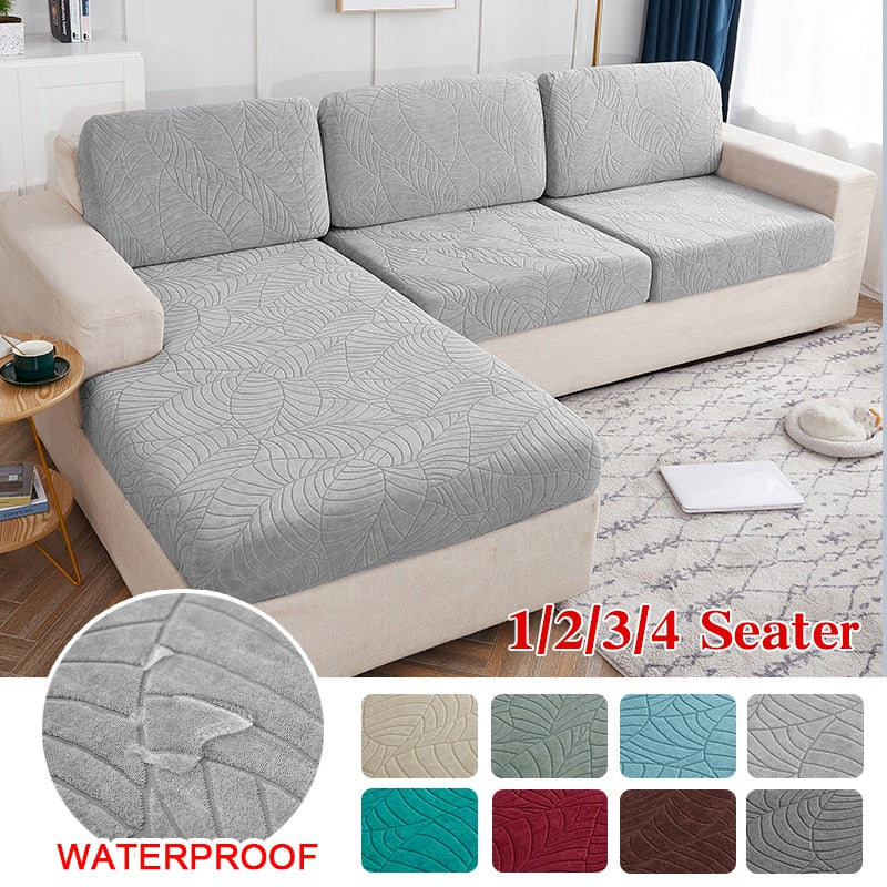 Jacquard Water Resistant Seat Cushion Cover