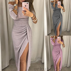 Sequins Slim Dress - THEGIRLSOUTFITS