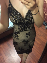 V-neck Backless - THEGIRLSOUTFITS