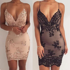 V-neck Backless - THEGIRLSOUTFITS
