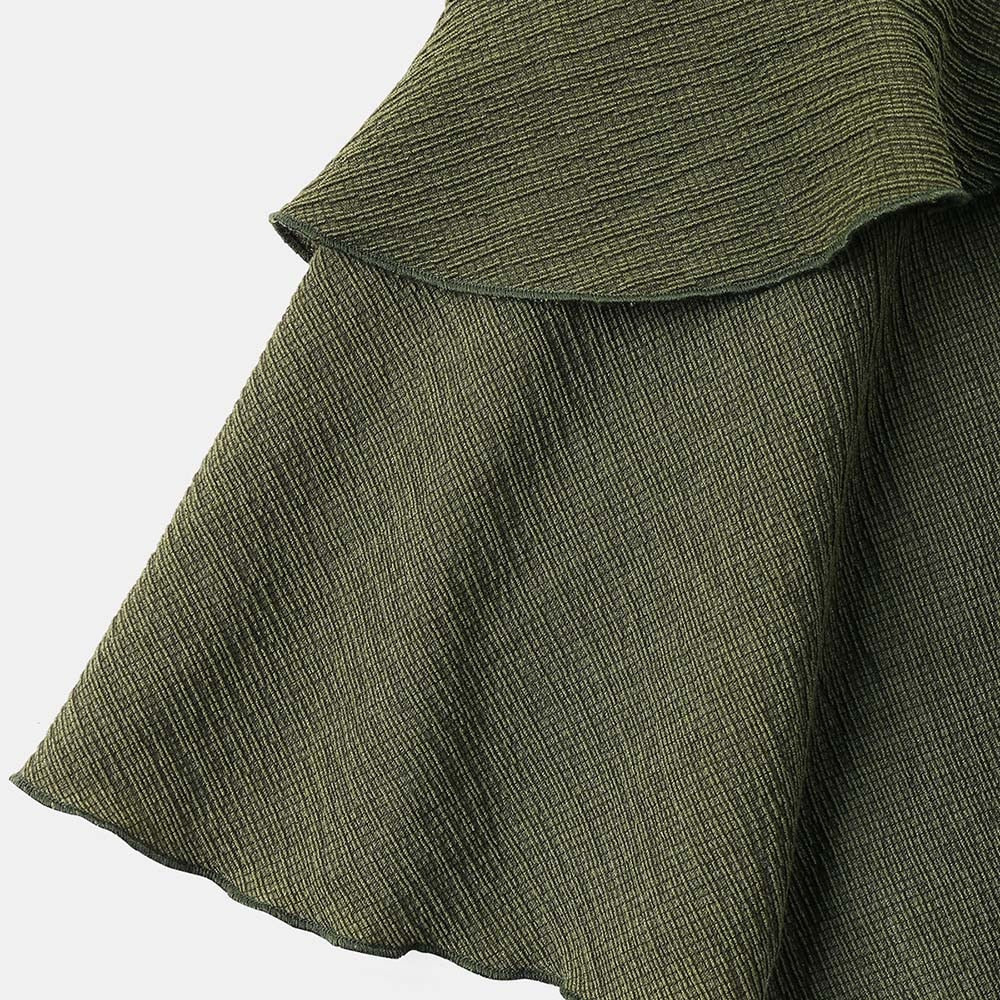 Spaghetti Strap Surplice Dress - THEGIRLSOUTFITS