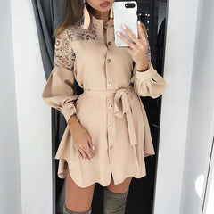 Lace mesh embroidery - THEGIRLSOUTFITS