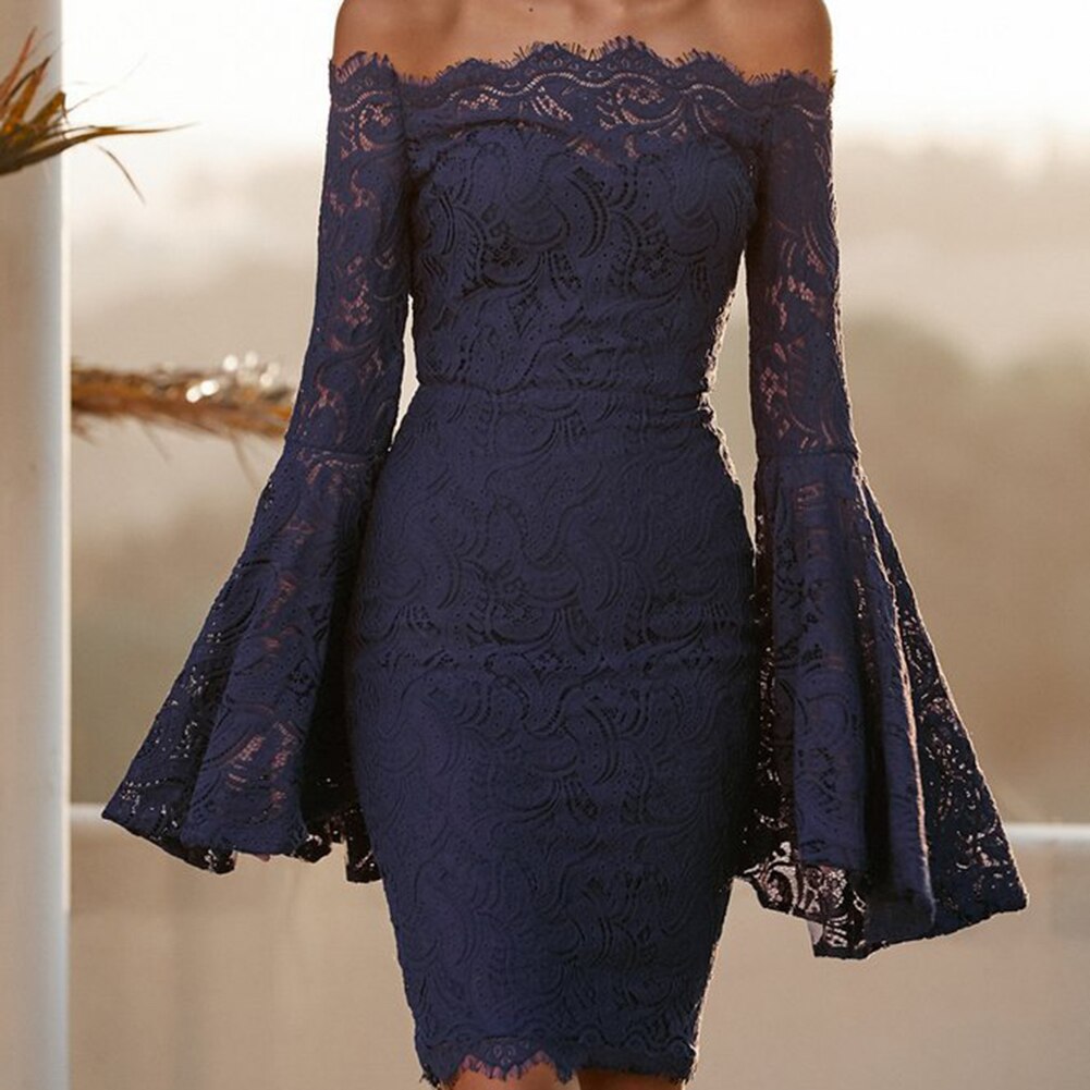 Flare Sleeve Bodycon - THEGIRLSOUTFITS