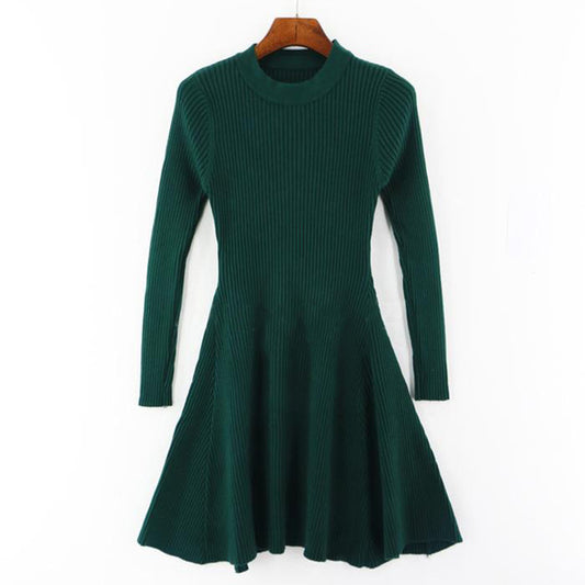 Long Sleeve Sweater Dress - THEGIRLSOUTFITS