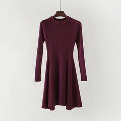 Long Sleeve Sweater Dress - THEGIRLSOUTFITS