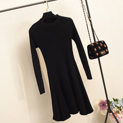 Long Sleeve Sweater Dress - THEGIRLSOUTFITS