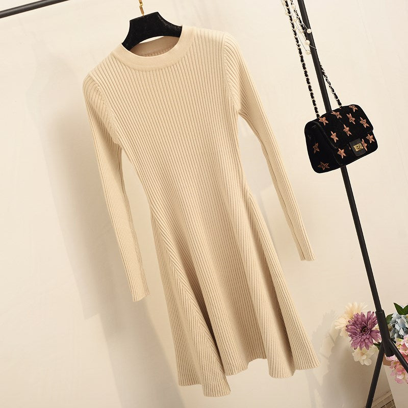 Long Sleeve Sweater Dress - THEGIRLSOUTFITS