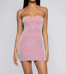 Thin Shoulder Strap Short Dress - THEGIRLSOUTFITS