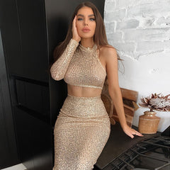 One-Shoulder Top & Skirt - THEGIRLSOUTFITS