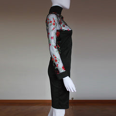 V-neck Sheath - THEGIRLSOUTFITS