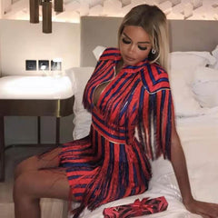 striped fringed hollow - THEGIRLSOUTFITS