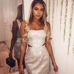 Glitter Strappy - THEGIRLSOUTFITS