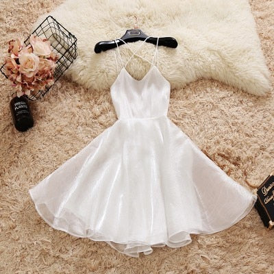 Cross Strap Organza Puff - THEGIRLSOUTFITS