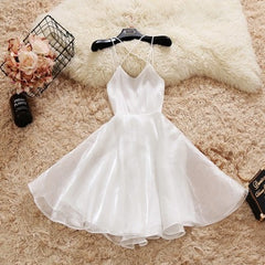 Cross Strap Organza Puff - THEGIRLSOUTFITS