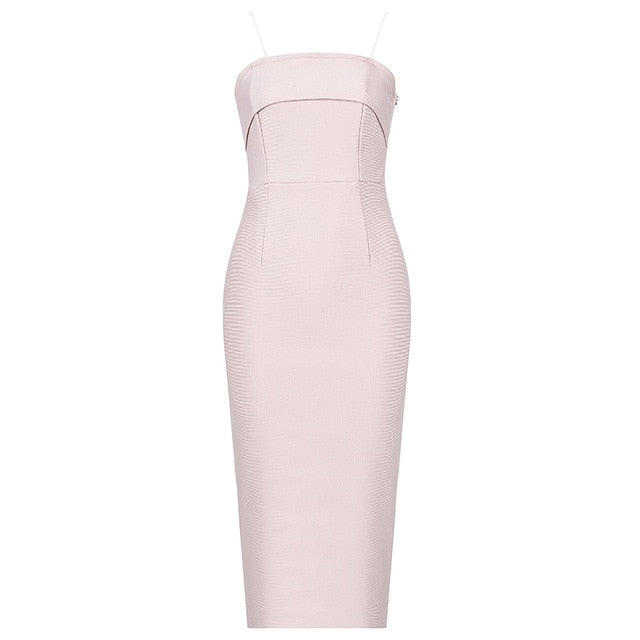 Pink Bandage Dress - THEGIRLSOUTFITS