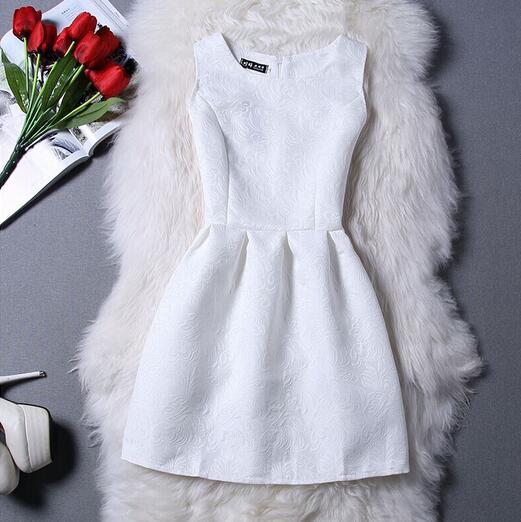 Casual Vintage Floral Print Dresses A Line High Waist - THEGIRLSOUTFITS