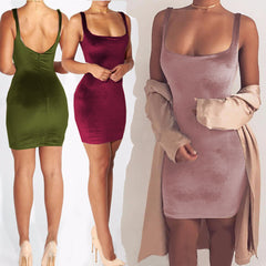 Velvet Dress Women - THEGIRLSOUTFITS