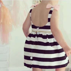 Holiday Black and White with Bow Kids - THEGIRLSOUTFITS