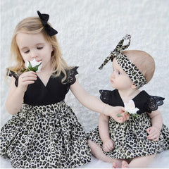 Leopard Lace Kid - THEGIRLSOUTFITS