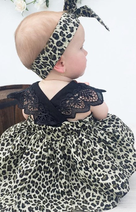 Leopard Lace Kid - THEGIRLSOUTFITS