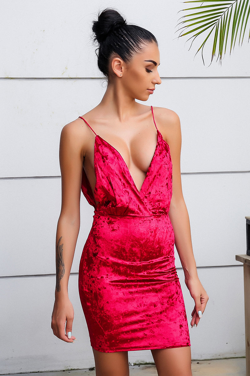 velvet Sleeveless Night Club - THEGIRLSOUTFITS