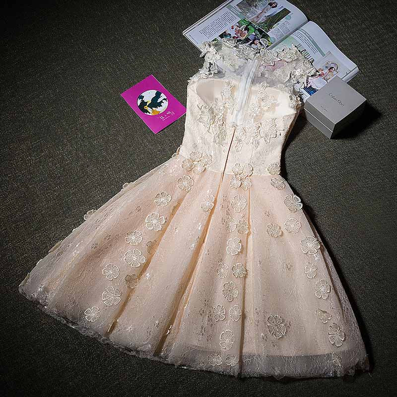 A-line Lace Applqiue - THEGIRLSOUTFITS