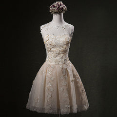 A-line Lace Applqiue - THEGIRLSOUTFITS