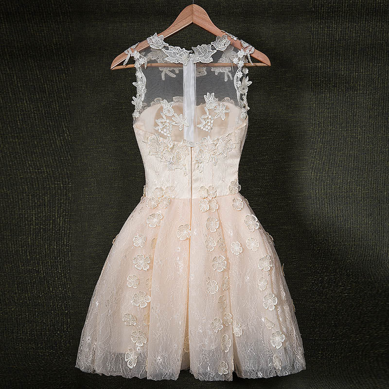 A-line Lace Applqiue - THEGIRLSOUTFITS