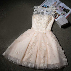 A-line Lace Applqiue - THEGIRLSOUTFITS