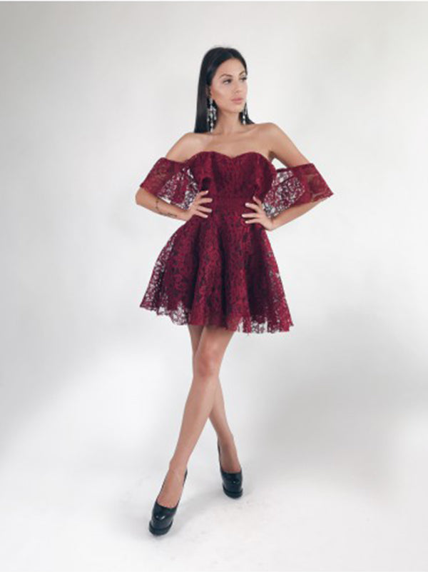 Sexy Off shoulder Slash neck - THEGIRLSOUTFITS