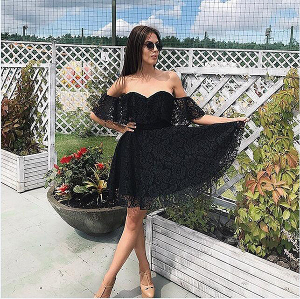 Sexy Off shoulder Slash neck - THEGIRLSOUTFITS