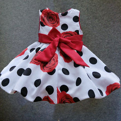 sleeveless princess floral vestido infantil - THEGIRLSOUTFITS