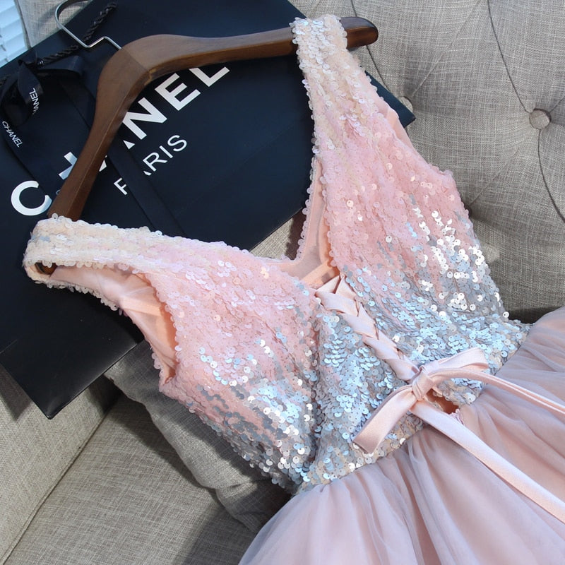 Ball Gown Sequined - THEGIRLSOUTFITS