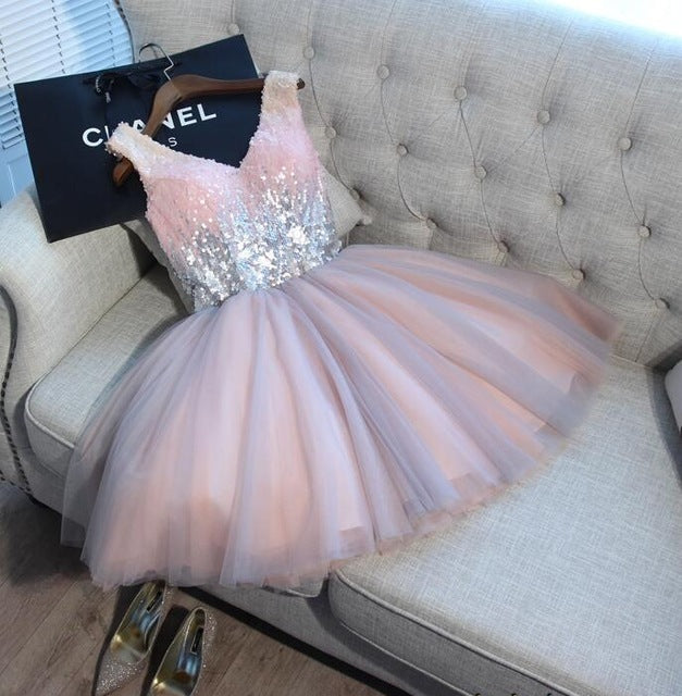 Ball Gown Sequined - THEGIRLSOUTFITS
