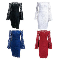 Flare Sleeve Bodycon - THEGIRLSOUTFITS