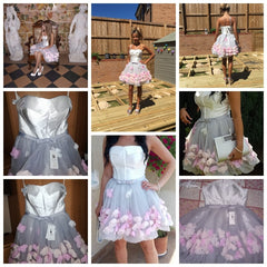 Organza flowers - THEGIRLSOUTFITS